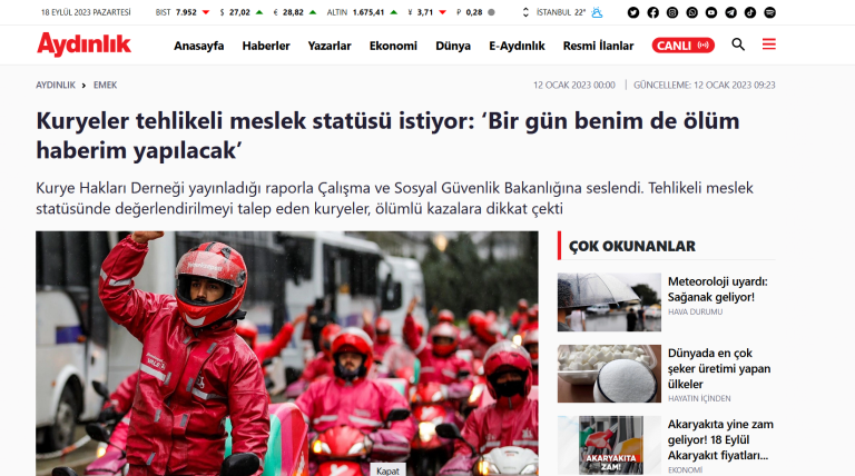 Aydınlık haberinin görseli