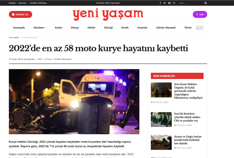 Yeni Yaşam haberinin görseli