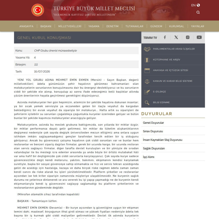 TBMM haberinin görseli
